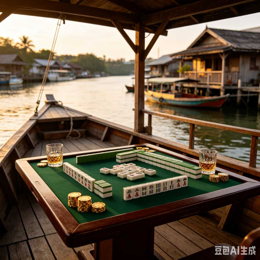 transparent acrylic mahjong set