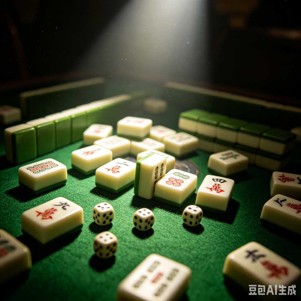engraved texture mahjong tiles